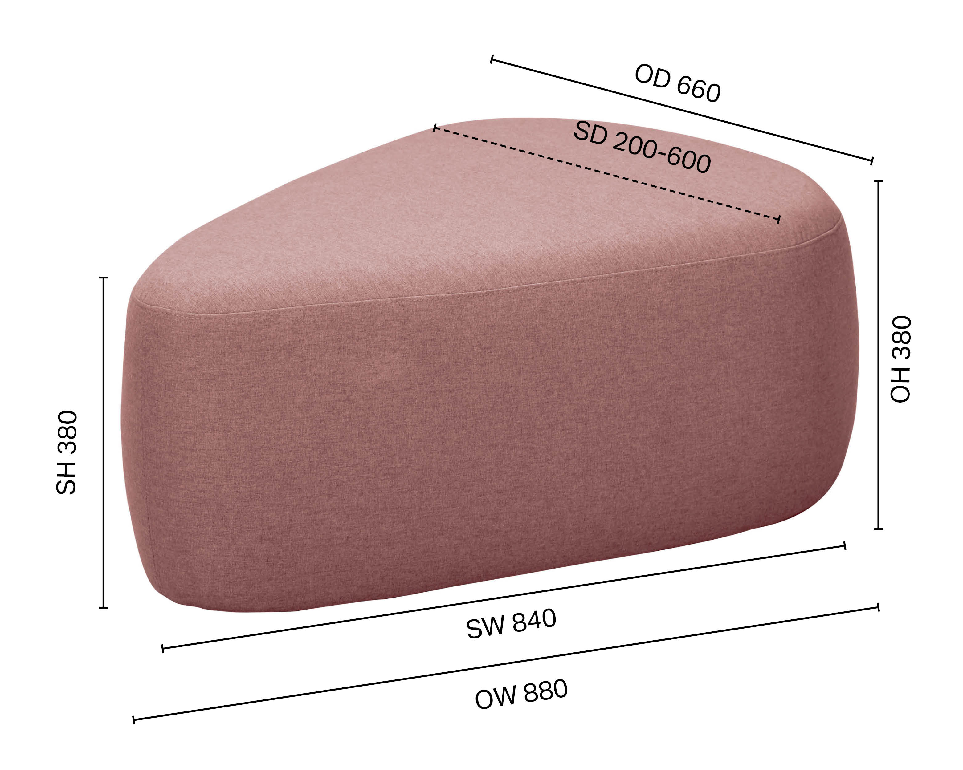 Oakley Pouf